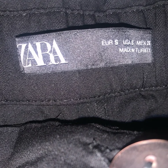 Zara black tie shorts - Picture 3 of 3